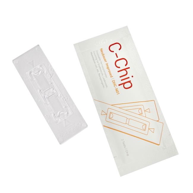 Cell-Chip Neubauer Disposable Hemocytomer